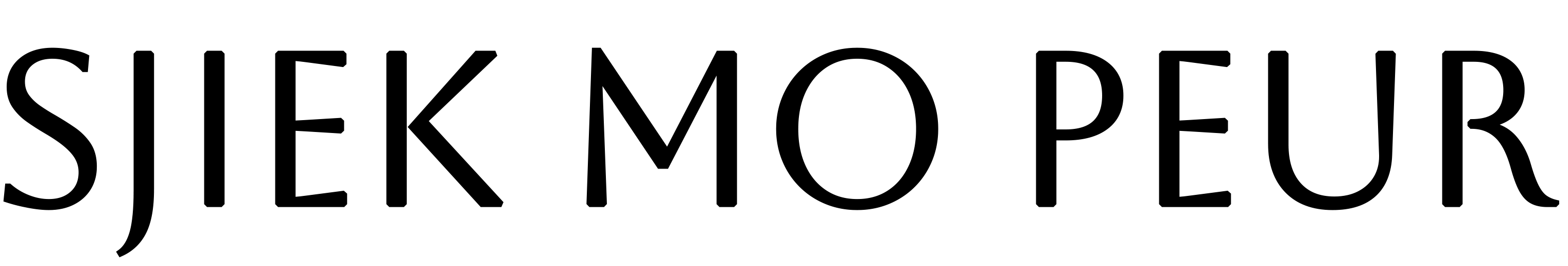 SJIEK MO PEUR